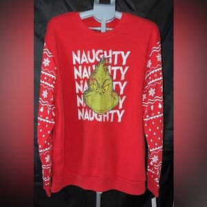 Red Grinch Christmas Sweater